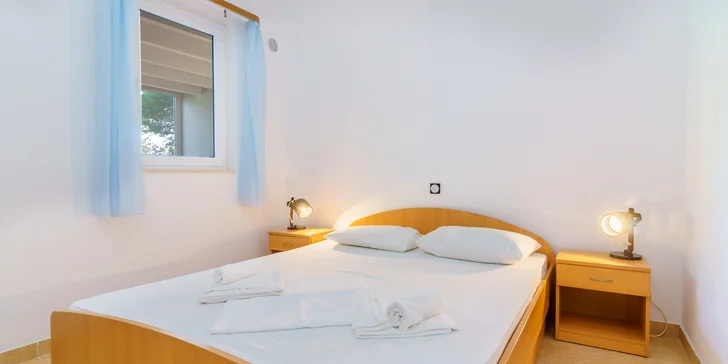 Apartmány s balkónom pre 4 osoby, bazén aj výlety