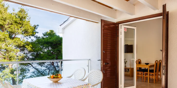 Apartmány s balkónom pre 4 osoby, bazén aj výlety