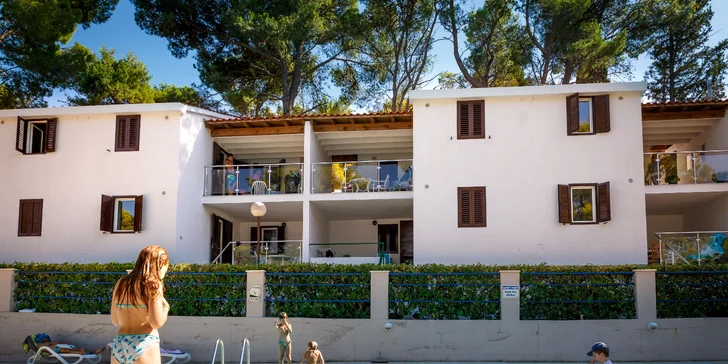 Apartmány s balkónom pre 4 osoby, bazén aj výlety