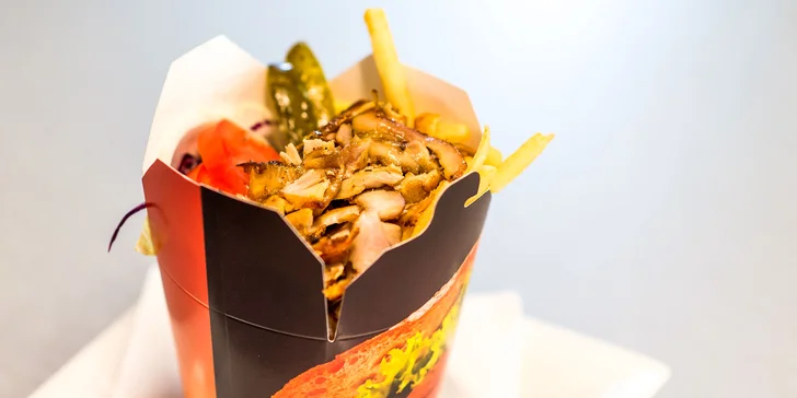 Príďte si vychutnať skvelý kebab box alebo kebab menu!