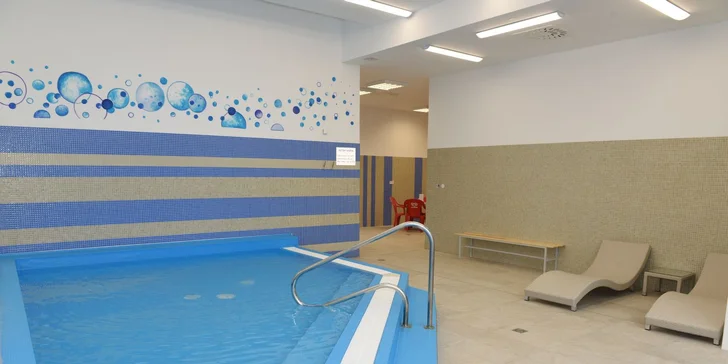 Skvelý wellness s reliktnou morskou vodou a masážou v Novolandii