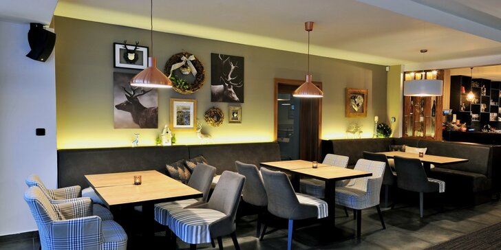 Jar v novej, modernej Vila Olívia s vlastnou reštauráciou s raňajkami a večerou + minigolfom vo Vysokých Tatrách