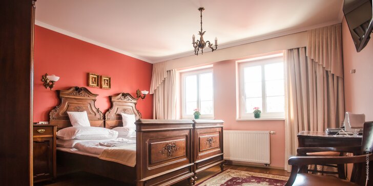 Romantický pobyt v Hoteli Bojnický Vínny Dom s privátnym wellness a len 500 m od zámku