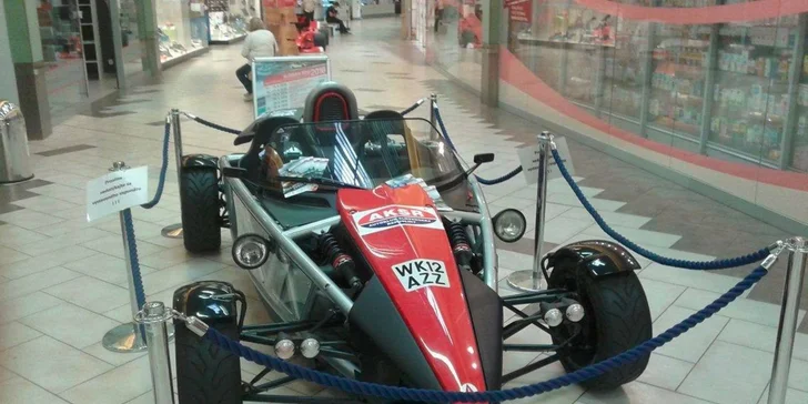 Jazda na jednom z najrýchlejších áut sveta Ariel Atom!