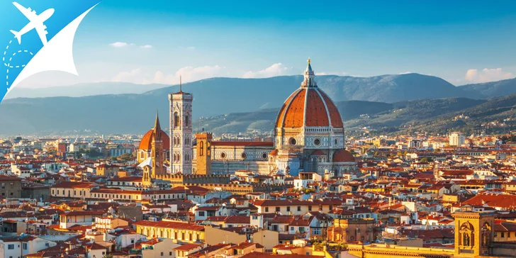 Toskánsko letecky - najznámejšie mestá Florencia, Pisa, Lucca, Modena, Bologna
