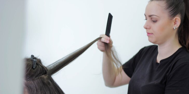 Strih vlasov so Split-Ender PRO, farbenie so strihom alebo keratín