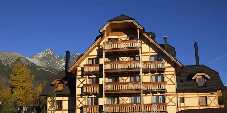 Pobyt v priestranných 4* apartmánoch v Tatranskej Lomnici