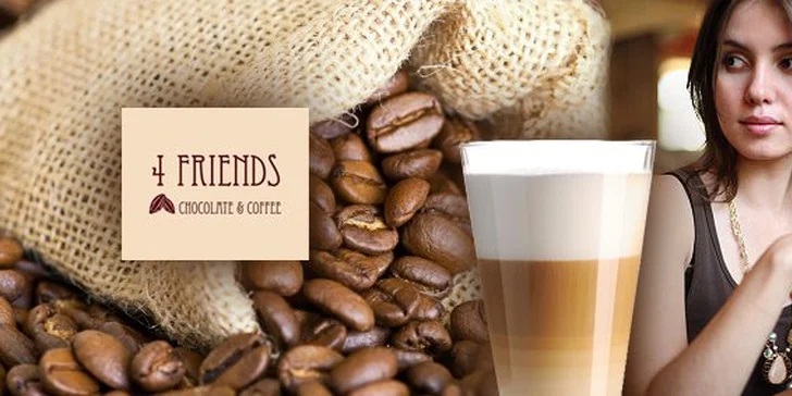0,99 eur za gurmánske Latte Macchiato s bohatou mliečnou penou. Vyberte si z 9 druhov plantážnych káv so zľavou 55%!