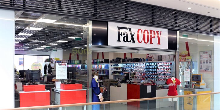 5 € za voucher v hodnote 10 € na širokú ponuku služieb v novootvorenej predajni FaxCOPY v Banskej Bystrici