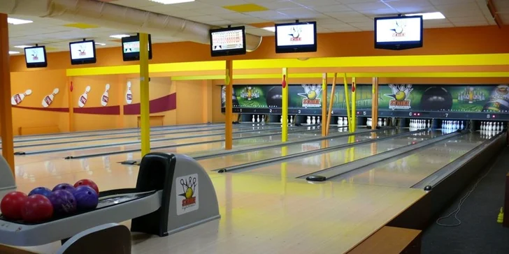 1 alebo 2 hodinový prenájom bowlingovej dráhy