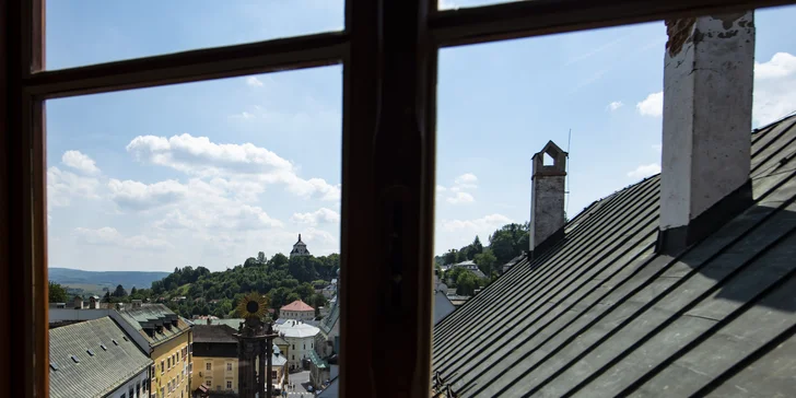 Výnimočný pobyt priamo v centre Banskej Štiavnice v hoteli Barcadam