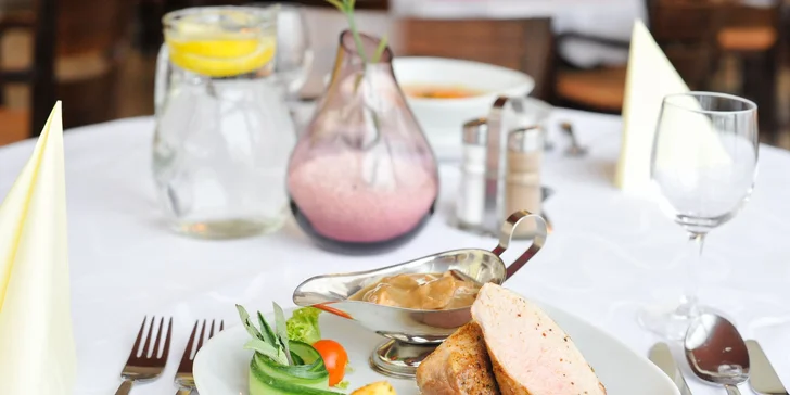 3-chodové menu pre 2 osoby v hoteli Barónka****