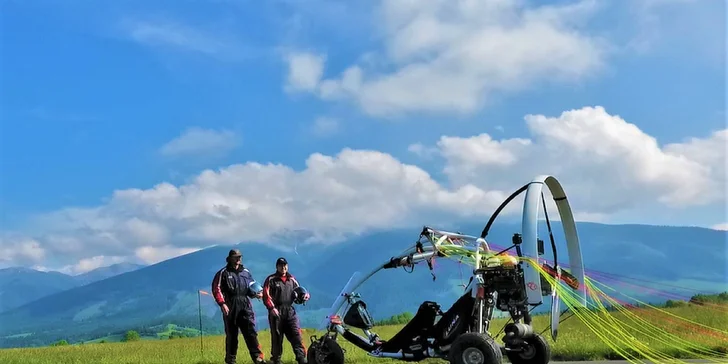 Liptov ako na dlani s tandem motorovým paraglidingom