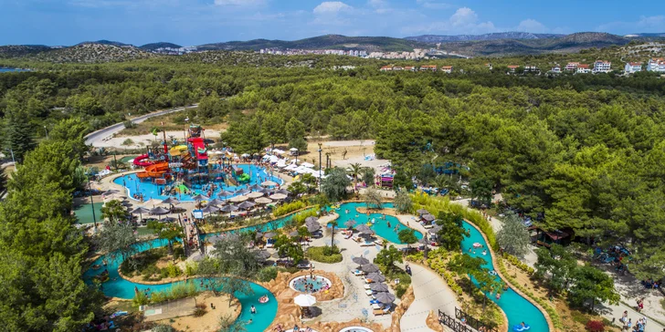 4* rezort v chorvátskom Šibeniku s aquaparkom a v blízkosti národných parkov