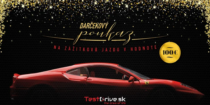 Otestujte na vlastnej koži Ferrari, Lamborghini či Nissan GT-R a získajte svoj CERTIFIKÁT jazdca