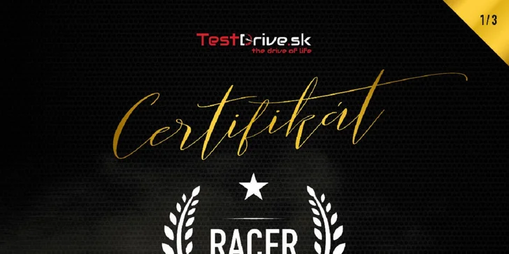 Otestujte na vlastnej koži Ferrari, Lamborghini či Nissan GT-R a získajte svoj CERTIFIKÁT jazdca