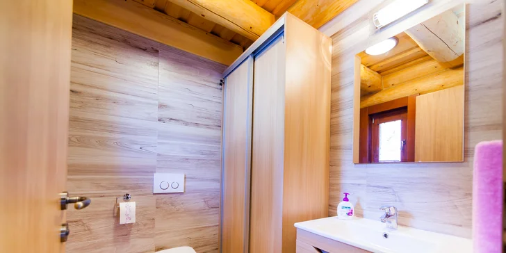 Novovybudované apartmány v štýlovom zrube s privátnou saunou v horskom prostredí v Oščadnici