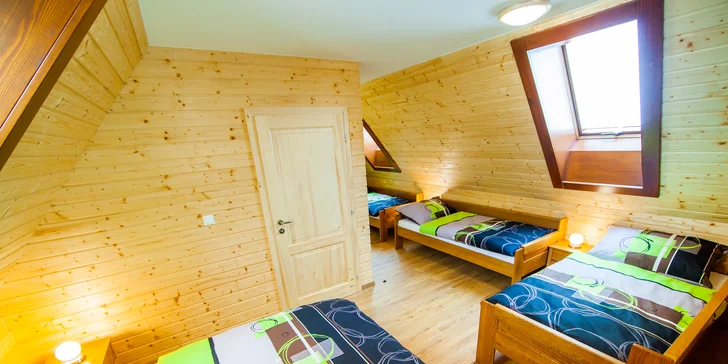 Novovybudované apartmány v štýlovom zrube s privátnou saunou v horskom prostredí v Oščadnici