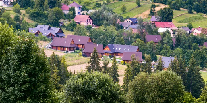 Novovybudované apartmány v štýlovom zrube s privátnou saunou v horskom prostredí v Oščadnici