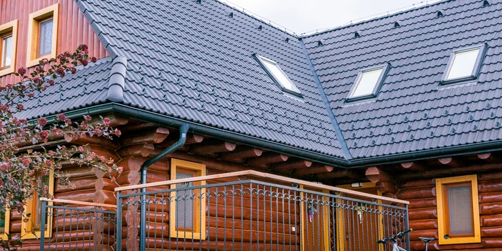 Novovybudované apartmány v štýlovom zrube s privátnou saunou v horskom prostredí v Oščadnici