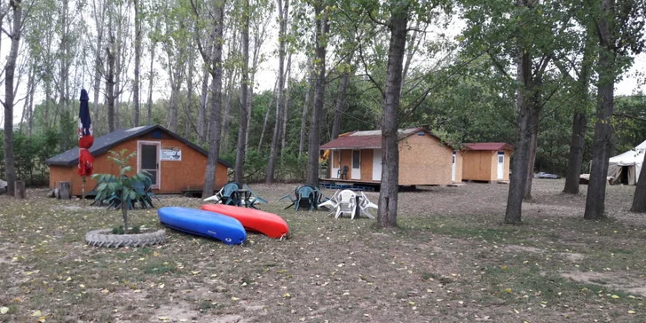 Splav s ubytovaním a stravou v najlepšom campe na Hrone