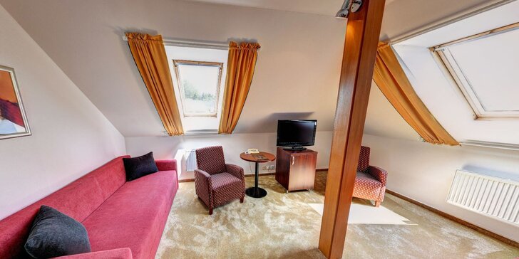 Komfortný pobyt vo Vyškove: elegantné izby, bohatá polpenzia a masáž
