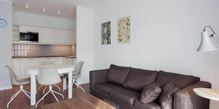 Apartmány na brehu rieky: rodinný pobyt v Gdaňsku s raňajkami a wellness