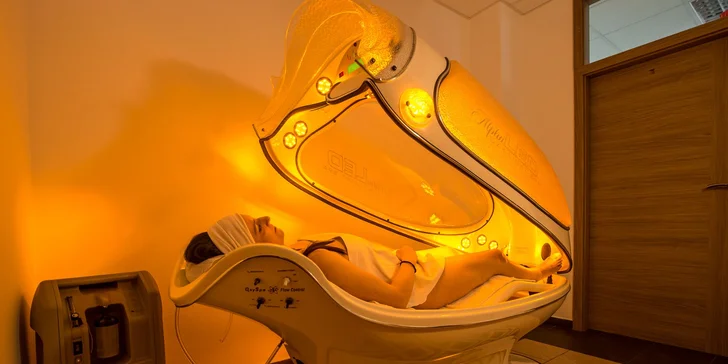 Kyslíková kapsula Alpha LED OxyLIGHT SPA na celkovú detoxikáciu alebo redukciu hmotnosti