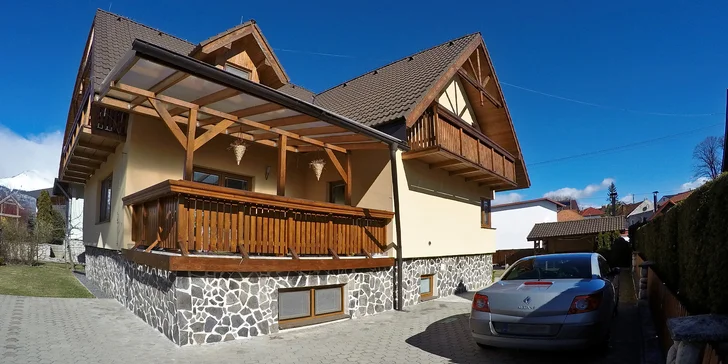 Penzión s rodinnou atmosférou a s panoramatickým výhľadom na Lomnický štít