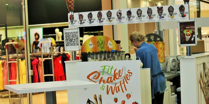 Proteínový milkshake BioTech USA alebo nadýchaná Bubble waffla!