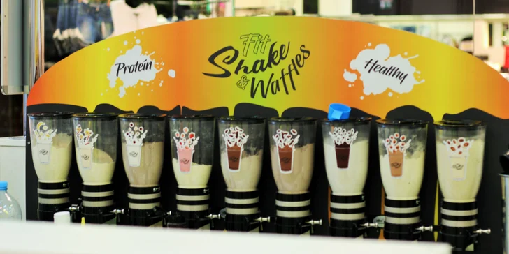Proteínový milkshake BioTech USA alebo nadýchaná Bubble waffla!