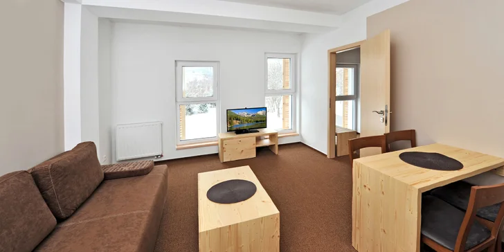 Pobyt v krásnych Apartmánoch Belveder v Tatrách s raňajkami a wellnesom alebo pivným kúpeľom pre dvoch