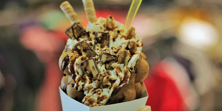 Proteínový milkshake BioTech USA alebo nadýchaná Bubble waffla!