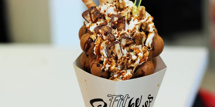 Proteínový milkshake BioTech USA alebo nadýchaná Bubble waffla!
