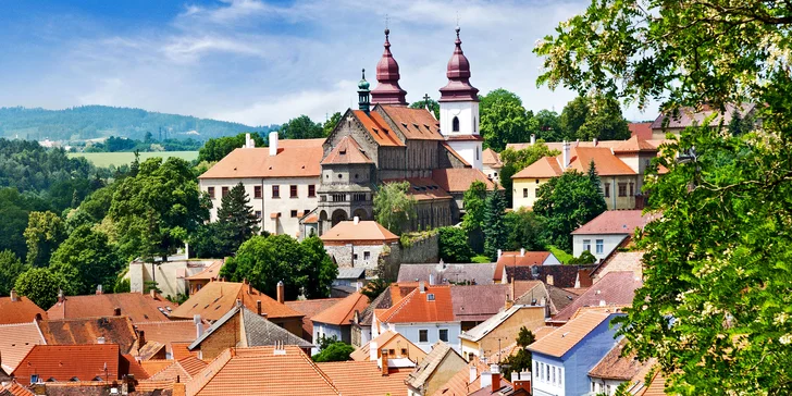 4 * relax v Třebíči: polpenzia aj vstupenky na pamiatky UNESCO