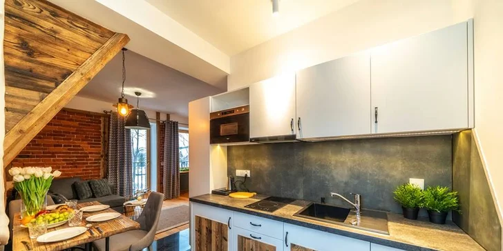 Pobyt v industriálnom apartmánovom hoteli s nádychom tradície priamo v centre mesta Zakopané