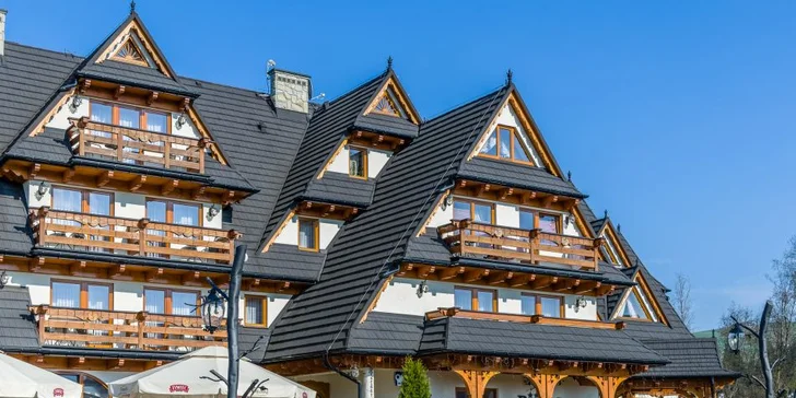 Dovolenka v Białke Tatrzańskej: neobmedzené wellness a súkromná piesočnatá pláž s výhľadom na Tatry