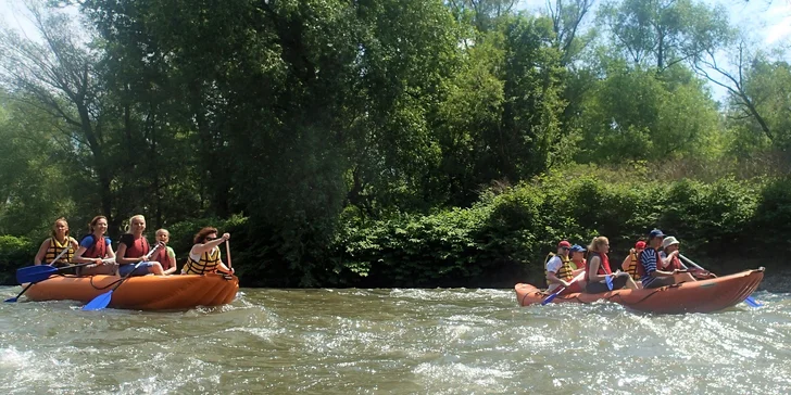 Skvelý oddych a zábava pri splavovaní Hrona