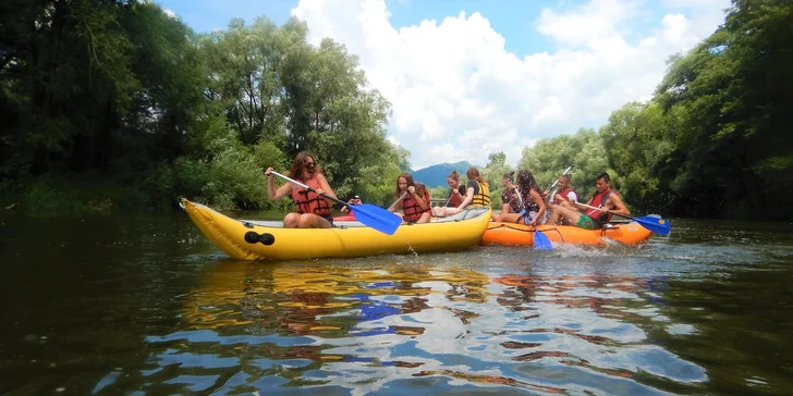 Skvelý oddych a zábava pri splavovaní Hrona