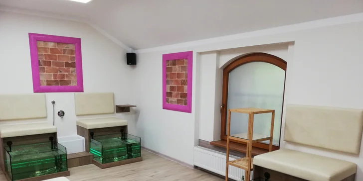 Biopedikúra rybičkami Garra rufa