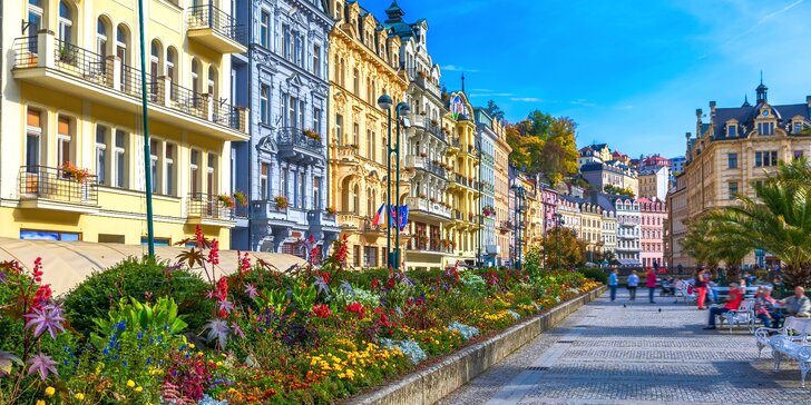 Pobyt v centre Karlových Varov: raňajky či polpenzia, masáže aj neobmedzený wellness