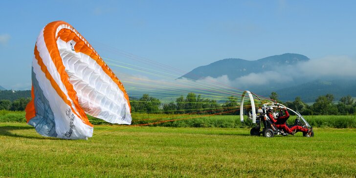 Motorový tandem paragliding s videozáznamom na Liptove