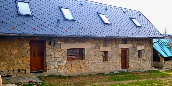 Pobyt v Kamennom domčeku: v obklopení krásnej prírody, vhodný pre partie či rodiny