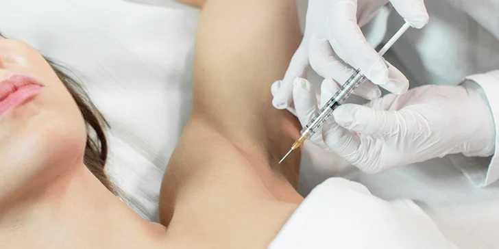 Aplikácia botoxu Bocouture na vybranú oblasť tváre či do podpazušia