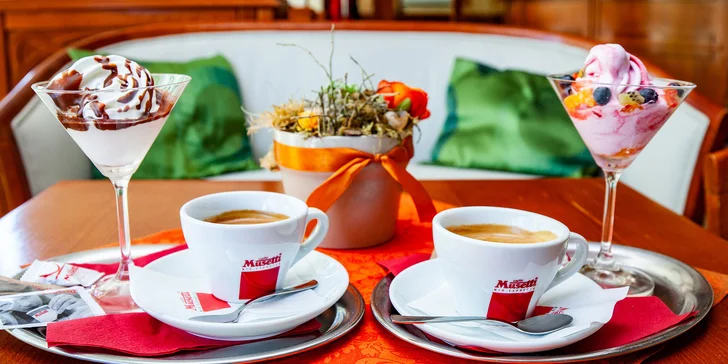 Espresso Musetti s točenou zmrzlinou Algida Softie