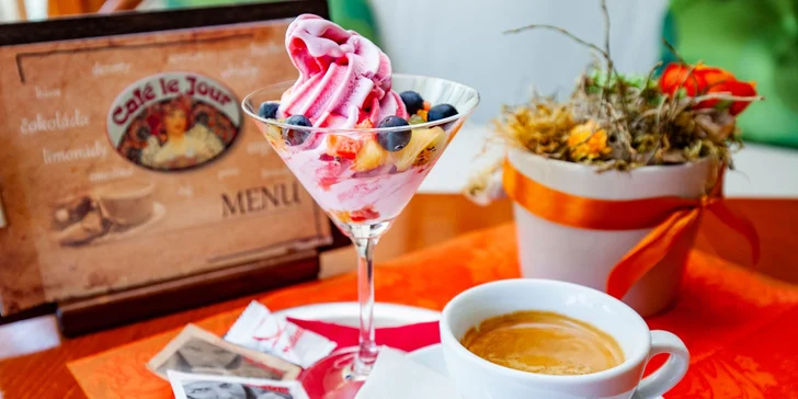 Espresso Musetti s točenou zmrzlinou Algida Softie