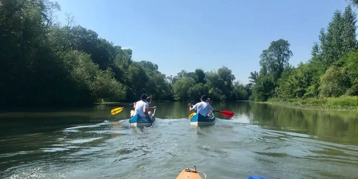 Splav Malého Dunaja na trase Tomášov - Jelka