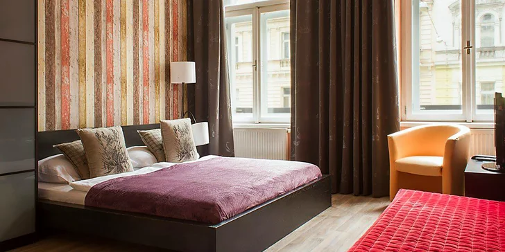 Apartmány s raňajkami a sektom pre dvoch: pár minút od Václavského námestia