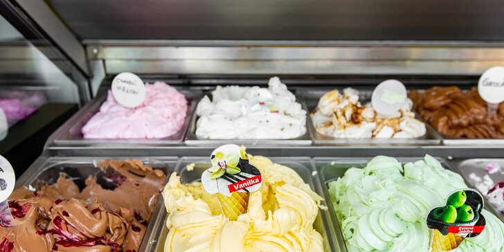 Talianska zmrzlina vlastnej výroby v Zmrzline U Emira