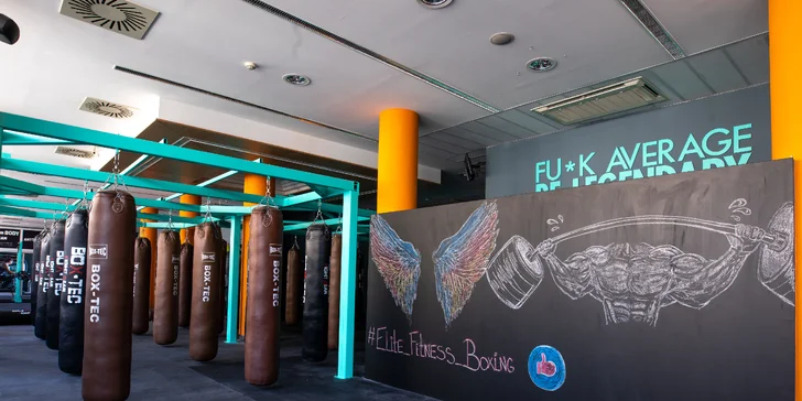 Neobmedzené vstupy na cvičenia v Elite Fitness Boxing